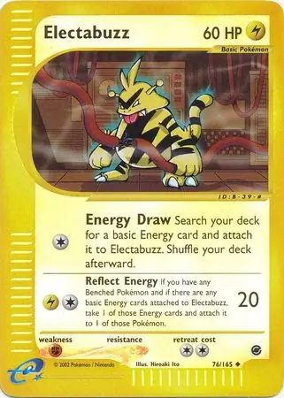 76/165 Electabuzz EX Uncommon Reverse Holo