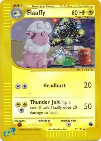 77/165 Flaaffy EX Uncommon Reverse Holo