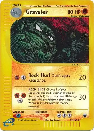79/165 Graveler EX Uncommon Reverse Holo