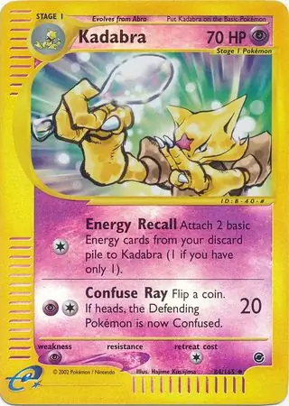 84/165 Kadabra EX Uncommon Reverse Holo