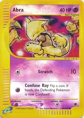 Abra Expedition Base Set 93/165 Common Reverse Holo