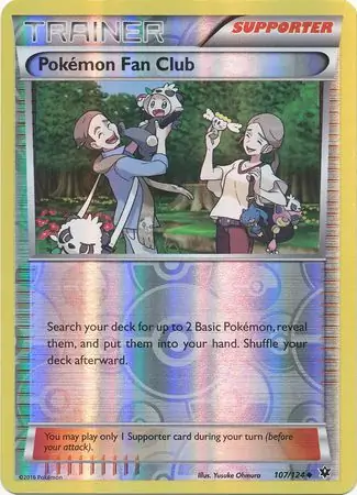 107/124 Pokémon Fan Club FCO Uncommon Reverse Holo