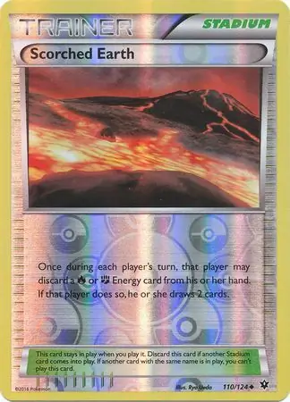 110/124 Scorched Earth FCO Uncommon Reverse Holo