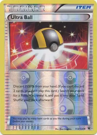 113/124 Ultra Ball FCO Uncommon Reverse Holo