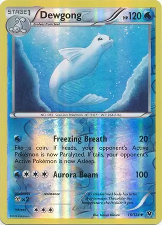 16/124 Dewgong FCO Uncommon Reverse Holo