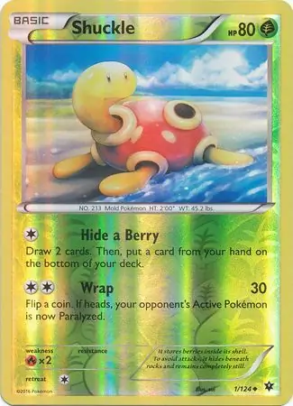 1/124 Shuckle FCO Uncommon Reverse Holo
