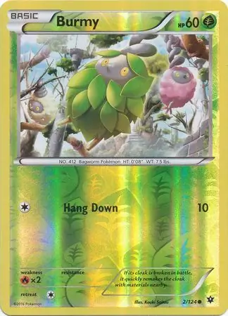 2/124 Burmy FCO Common Reverse Holo