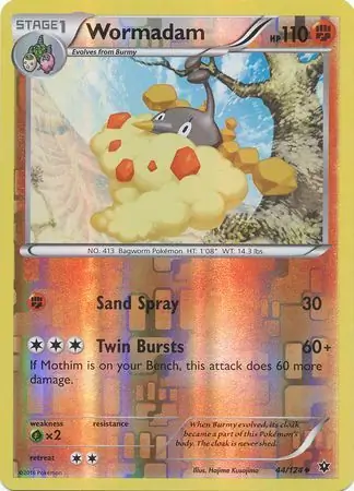 44/124 Wormadam FCO Uncommon Reverse Holo