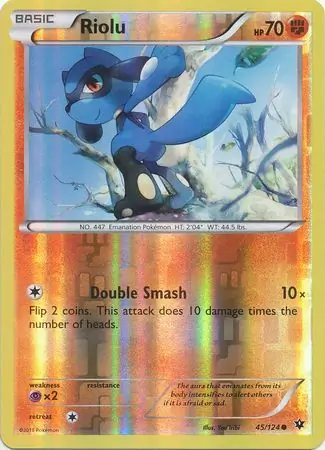 45/124 Riolu FCO Common Reverse Holo