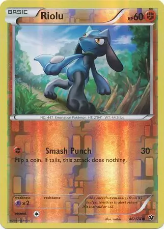 46/124 Riolu FCO Common Reverse Holo