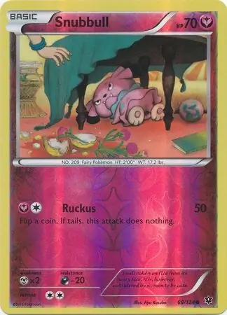 68/124 Snubbull FCO Common Reverse Holo