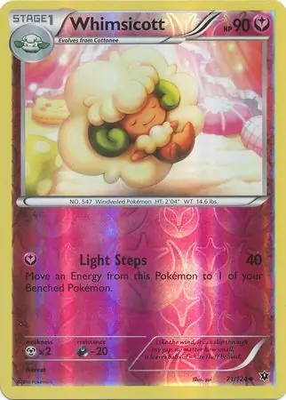71/124 Whimsicott FCO Uncommon Reverse Holo