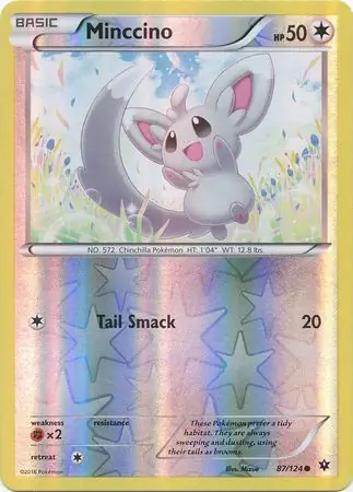 87/124 Minccino FCO Common Reverse Holo