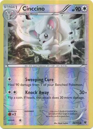 89/124 Cinccino FCO Uncommon Reverse Holo