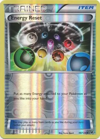 98/124 Energy Reset FCO Uncommon Reverse Holo