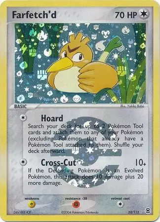 23/112 Farfetch'd RG Rare Reverse Holo