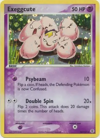 33/112 Exeggcute RG Uncommon Reverse Holo