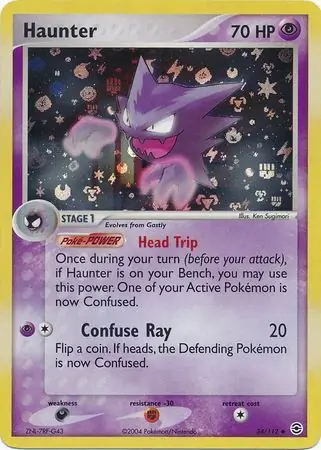 34/112 Haunter RG Uncommon Reverse Holo