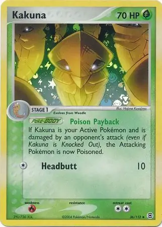 36/112 Kakuna RG Uncommon Reverse Holo