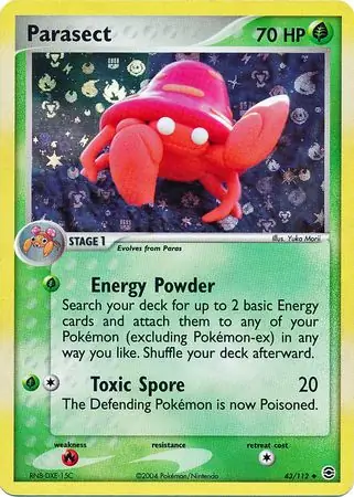 43/112 Parasect RG Uncommon Reverse Holo