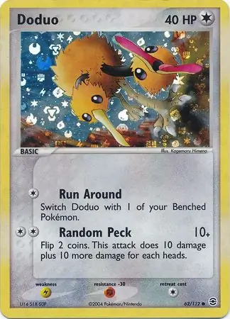 62/112 Doduo RG Common Reverse Holo