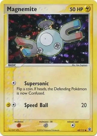 68/112 Magnemite RG Common Reverse Holo