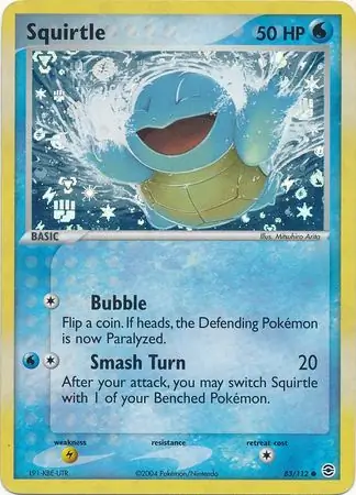Squirtle FireRed & LeafGreen 83/112 Common Reverse Holo