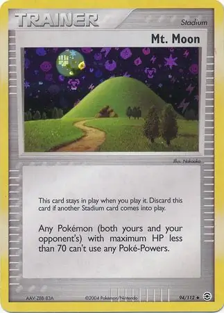 94/112 Mt. Moon RG Uncommon Reverse Holo