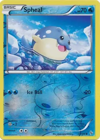 24/106 Spheal FLF Common Reverse Holo