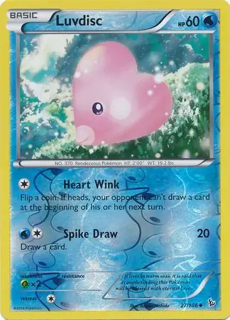 27/106 Luvdisc FLF Uncommon Reverse Holo