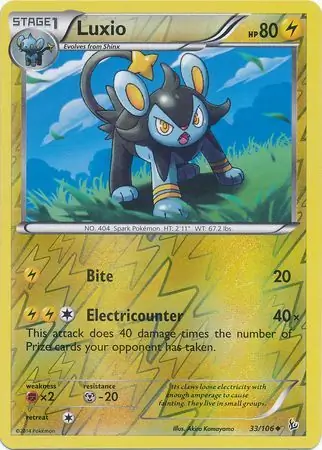 33/106 Luxio FLF Uncommon Reverse Holo