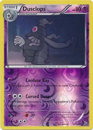 39/106 Dusclops FLF Uncommon Reverse Holo
