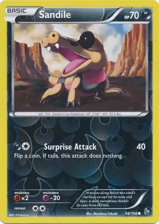 56/106 Sandile FLF Common Reverse Holo