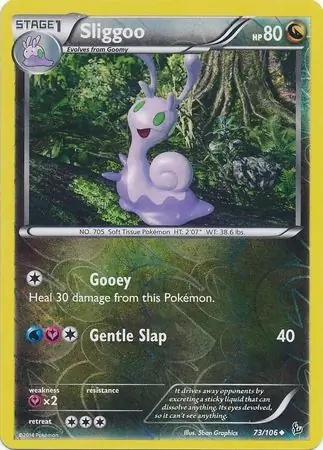 73/106 Sliggoo FLF Uncommon Reverse Holo