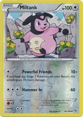 83/106 Miltank FLF Uncommon Reverse Holo