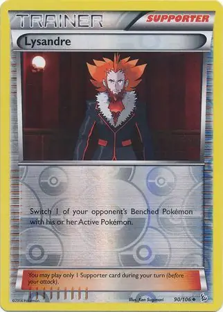 90/106 Lysandre FLF Uncommon Reverse Holo