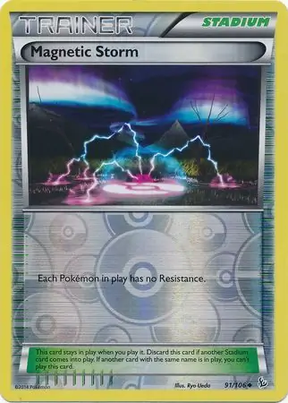 91/106 Magnetic Storm FLF Uncommon Reverse Holo