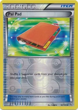 92/106 Pal Pad FLF Uncommon Reverse Holo