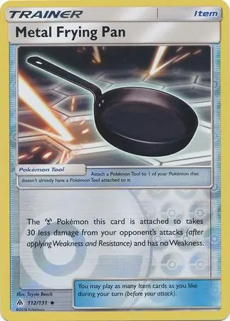 112/131 Metal Frying Pan FLI Uncommon Reverse Holo