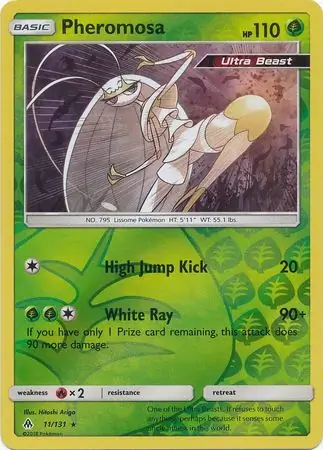 11/131 Pheromosa FLI Rare Holo Reverse Holo