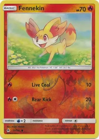 15/131 Fennekin FLI Common Reverse Holo