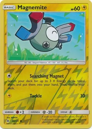 34/131 Magnemite FLI Common Reverse Holo