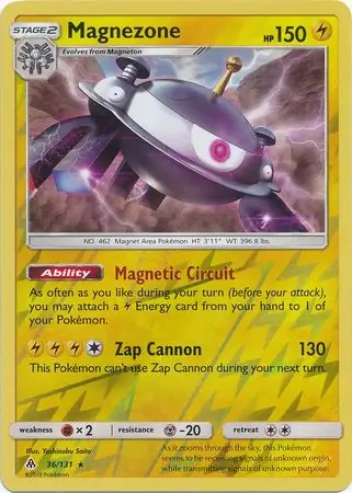 36/131 Magnezone FLI Rare Holo Reverse Holo