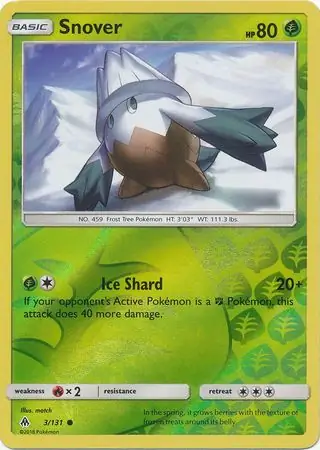3/131 Snover FLI Common Reverse Holo