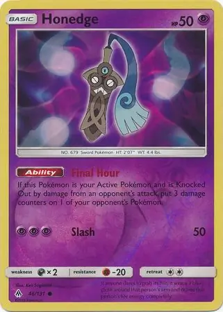 46/131 Honedge FLI Common Reverse Holo