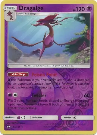 53/131 Dragalge FLI Rare Reverse Holo