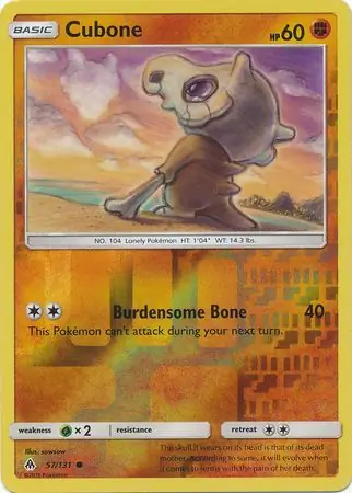 57/131 Cubone FLI Common Reverse Holo