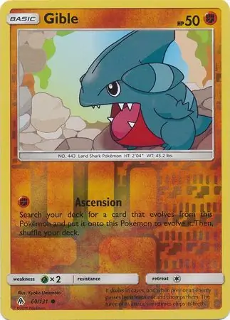 60/131 Gible FLI Common Reverse Holo