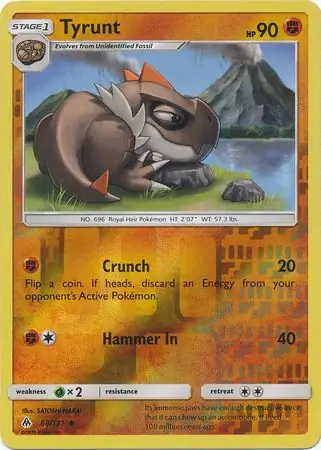 68/131 Tyrunt FLI Uncommon Reverse Holo
