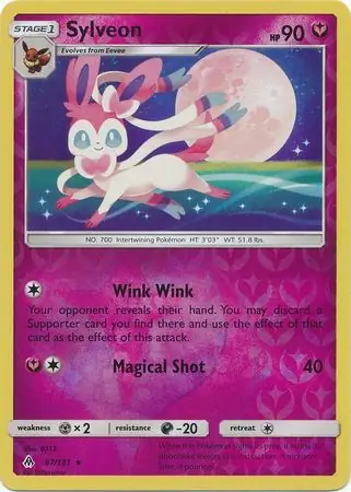 87/131 Sylveon FLI Rare Reverse Holo